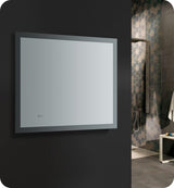 Fresca FMR013630 Fresca Angelo 36" Wide x 30" Tall Bathroom Mirror w/ Halo Style LED Lighting and Defogger