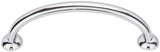 Jeffrey Alexander 650-96PC 96 mm Center-to-Center Polished Chrome Hudson Cabinet Pull