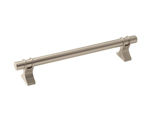 Amerock Cabinet Pull Satin Nickel 6-5/16 inch (160 mm) Center to Center Davenport 1 Pack Drawer Pull Drawer Handle Cabinet Hardware