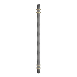 Amerock Cabinet Pull Black Chrome/Golden Champagne 10-1/16 inch (256 mm) Center-to-Center London 1 Pack Drawer Pull Drawer Handle Cabinet Hardware
