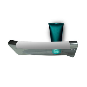 PULSE ShowerSpas 4003-SSP ErgoCornerBar, ADA Compliant, Soft-Grip, Polished Stainless Steel