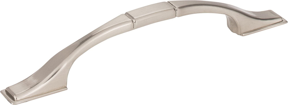 Elements 937-96SN 96 mm Center-to-Center Satin Nickel Square Hammond Cabinet Pull