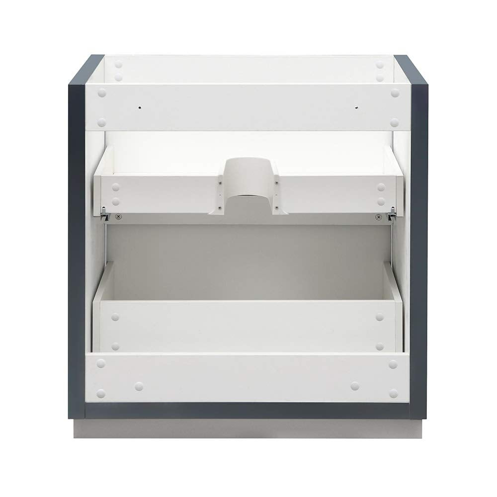 Fresca FCB8430GO Fresca Valencia 30" Gray Oak Free Standing Modern Bathroom Cabinet