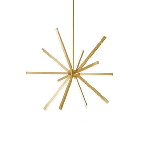 Kuzco CH14348-BG SIRIUS 48" CH Brushed Gold 120V TRIAC/ELV LED 3000K 90CRI 48W