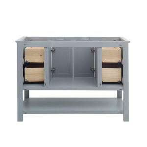Fresca FCB2348GR Fresca Manchester 48" Gray Traditional Bathroom Cabinet
