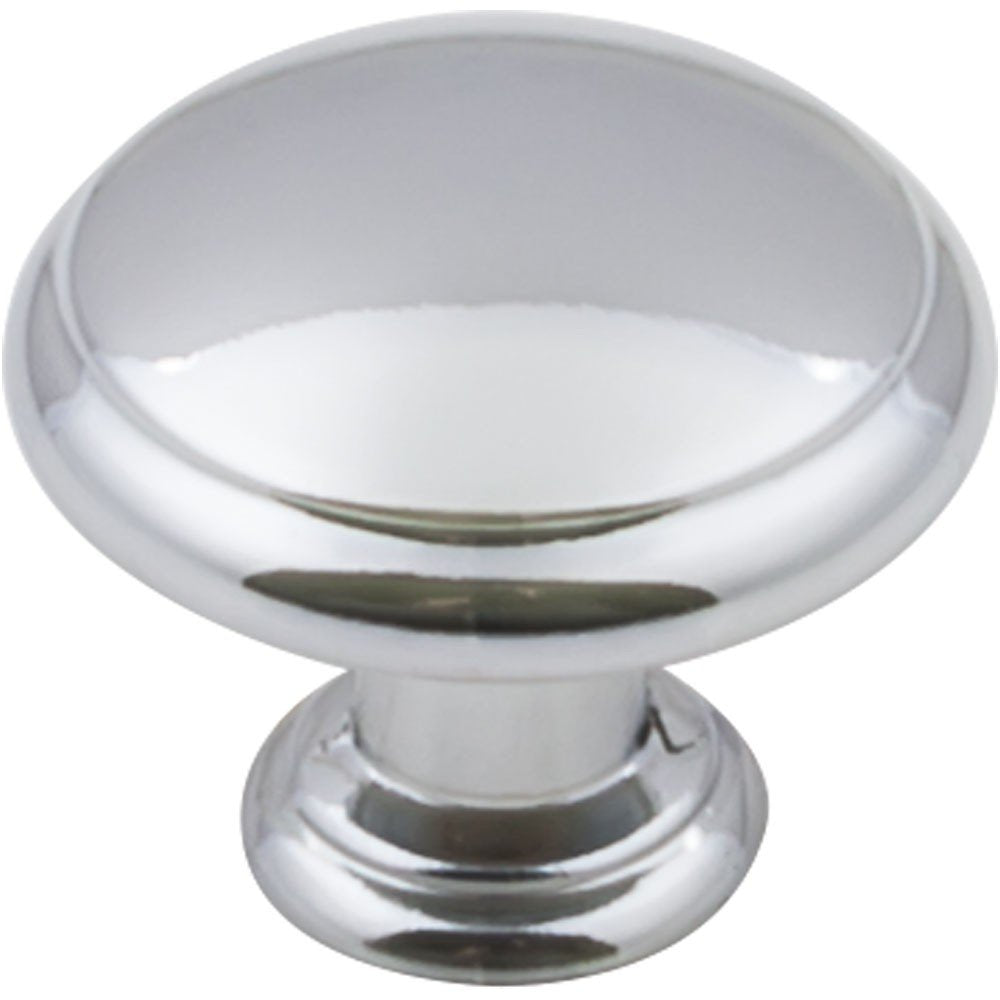 Elements 3940-PC 1-3/16" Diameter Polished Chrome Gatsby Cabinet Mushroom Knob