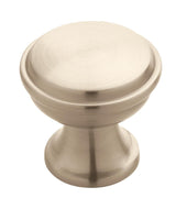 Amerock Cabinet Knob Satin Nickel 1-3/16 inch (30 mm) Diameter Westerly 1 Pack Drawer Knob Cabinet Hardware