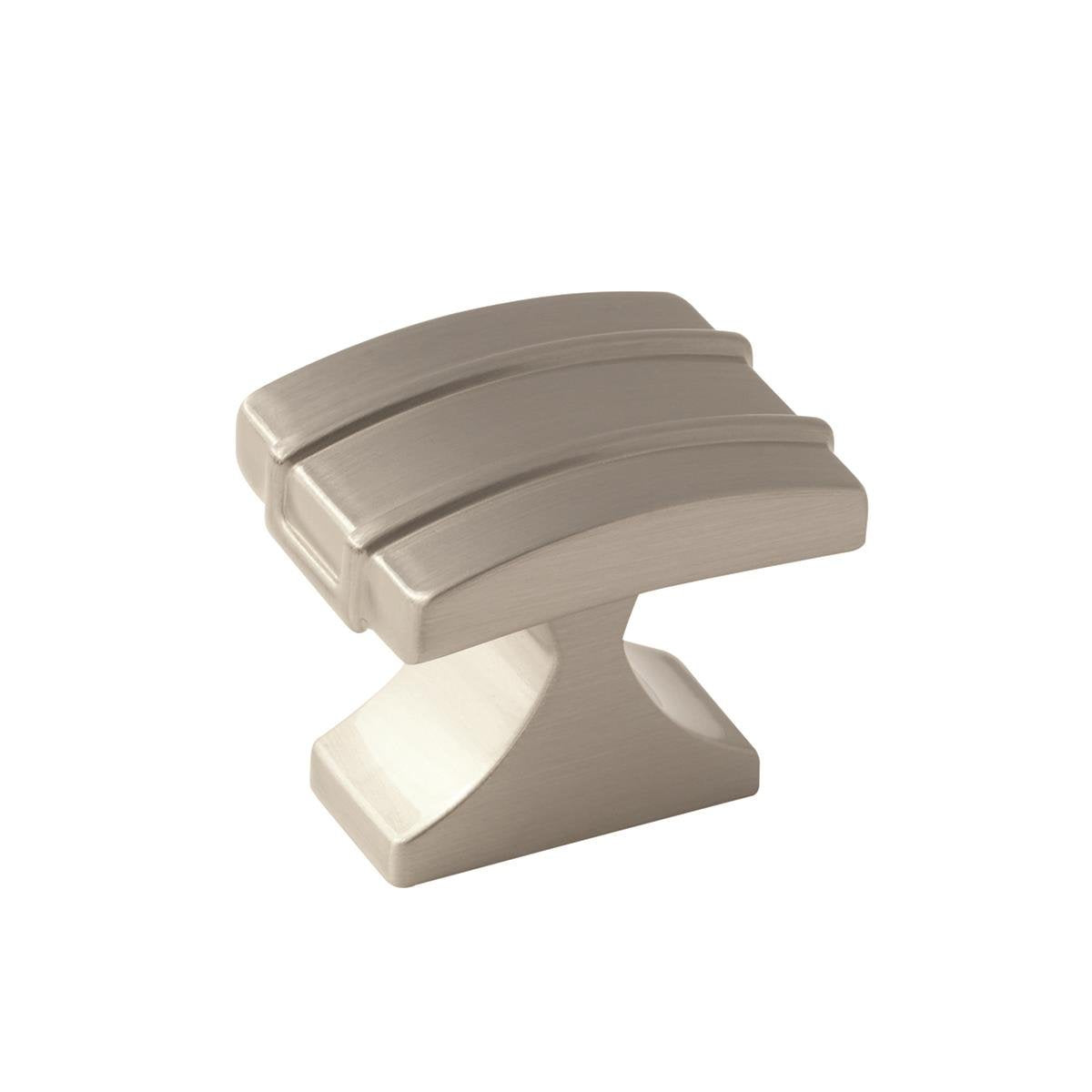 Amerock Cabinet Knob Satin Nickel 1-1/4 inch (32 mm) Length Davenport 1 Pack Drawer Knob Cabinet Hardware