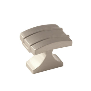 Amerock Cabinet Knob Satin Nickel 1-1/4 inch (32 mm) Length Davenport 1 Pack Drawer Knob Cabinet Hardware