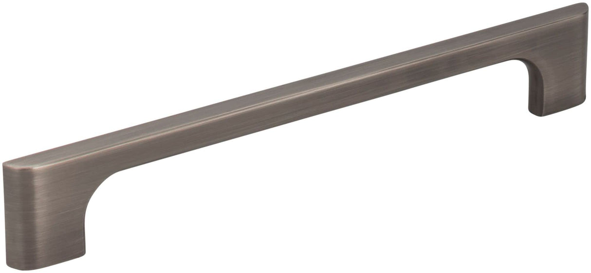 Jeffrey Alexander 286-160BNBDL 160 mm Center-to-Center Brushed Pewter Asymmetrical Leyton Cabinet Pull