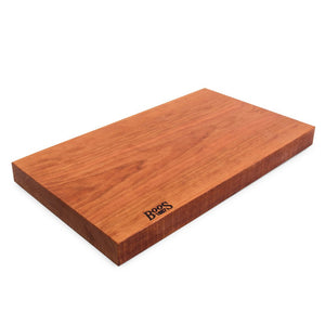 John Boos CHY-RST1312175 & CO - CHERRY RUSTIC EDGE DESIGN CUTTING BOARD (13"X12"X1.75") 13X12X1.75 CHY-FACE GR-RUSTIC EDGE-