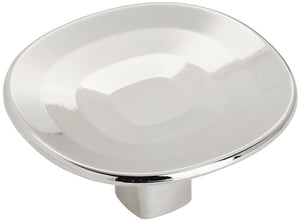 Amerock Cabinet Knob Polished Nickel 1-9/16 inch (40 mm) Diameter Concentric 1 Pack Drawer Knob Cabinet Hardware