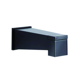 Gerber DA606445BS Satin Black Mid-town Wall Mount Tub Spout With Diverter