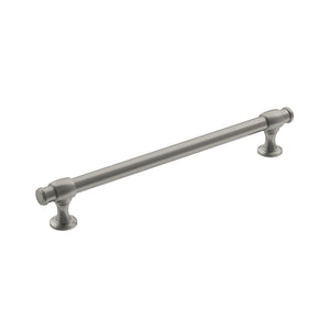 Amerock Cabinet Pull Satin Nickel 7-9/16 inch (192 mm) Center-to-Center Winsome 1 Pack Drawer Pull Cabinet Handle Cabinet Hardware