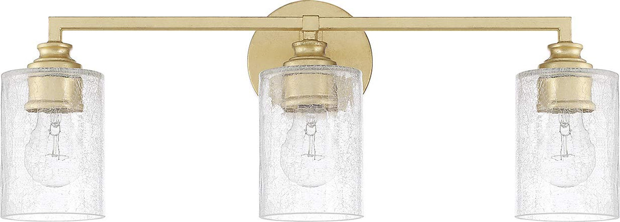 Capital Lighting 120531CG-422 Milan 3 Light Vanity Capital Gold