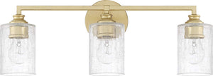Capital Lighting 120531CG-422 Milan 3 Light Vanity Capital Gold
