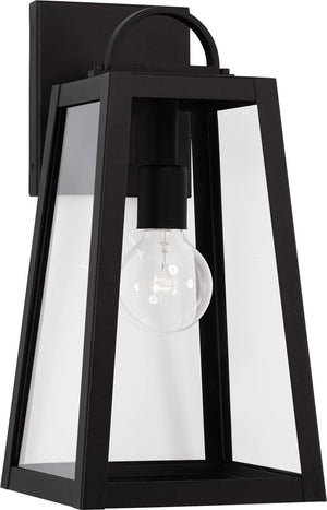 Capital Lighting 943711BK Leighton 1 Light Outdoor Wall Lantern Black