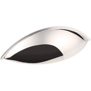 Jeffrey Alexander 8236NI 96 mm Center-to-Center Polished Nickel Bordeaux Cabinet Cup Pull