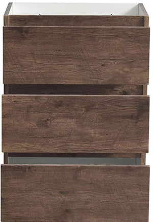 Fresca FCB9324RW Fresca Lazzaro 24" Rosewood Free Standing Modern Bathroom Cabinet