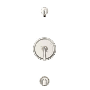 Gerber G00G9153LSBNTC Brushed Nickel Viper Single Handle Tub & Shower Trim Kit & TREYSTA(...