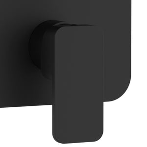 PULSE ShowerSpas 3007-RIVD-MB Two Way Tru-Temp Pressure Balance 1/2" Rough-In Valve with Square Oil-Rubbed Bronze Trim Kit