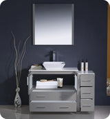 Fresca FCB62-3612GR Fresca Torino 48" Gray Modern Bathroom Cabinets