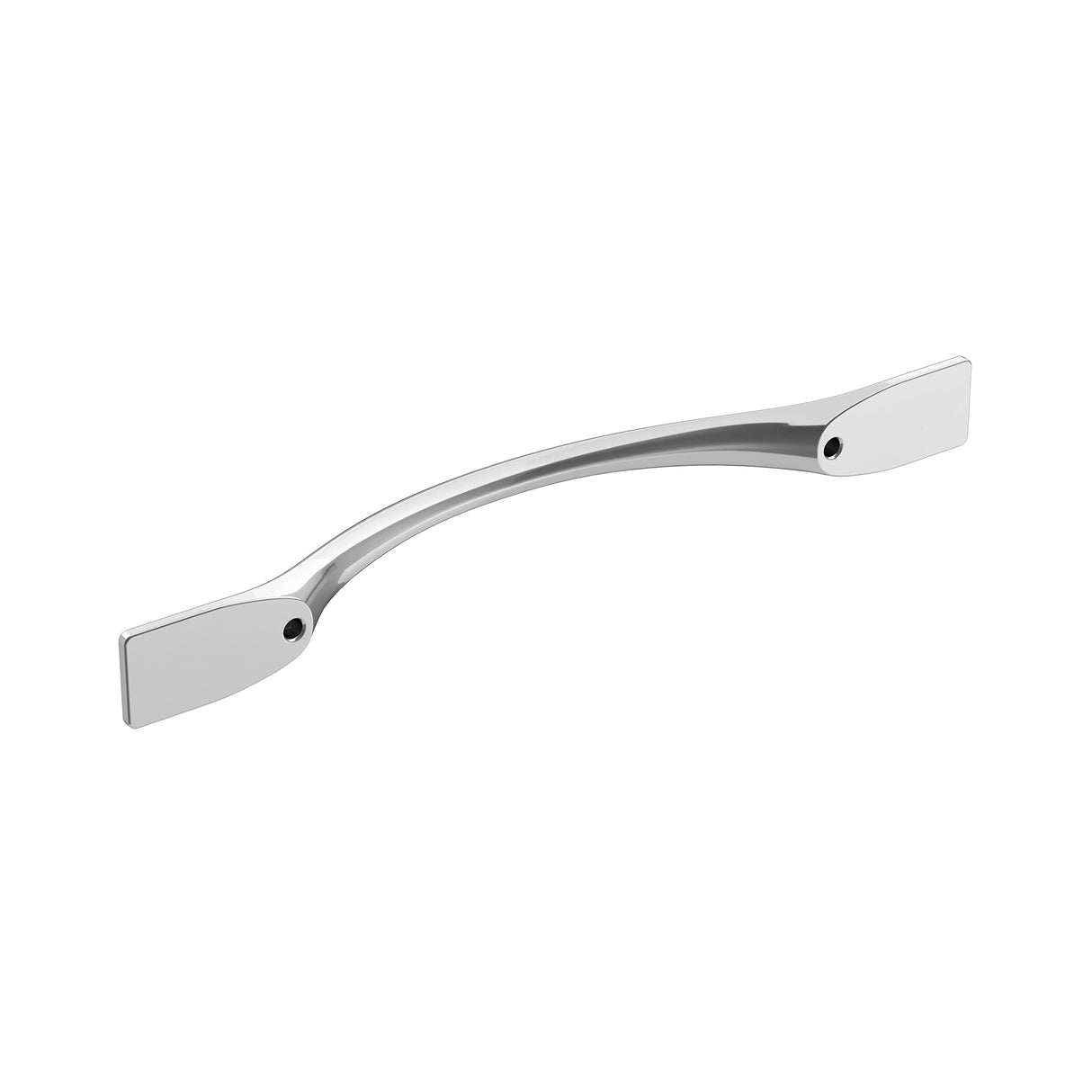 Amerock Cabinet Pull Polished Chrome 5-1/16 inch (128 mm) Center-to-Center Uprise 1 Pack Drawer Pull Cabinet Handle Cabinet Hardware