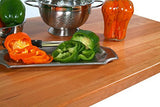 John Boos OKT8432-O Edge Grain Red Oak Butcher Block Countertop - 1-1/2" Thick, 84"L x 32"W, Oil Finish