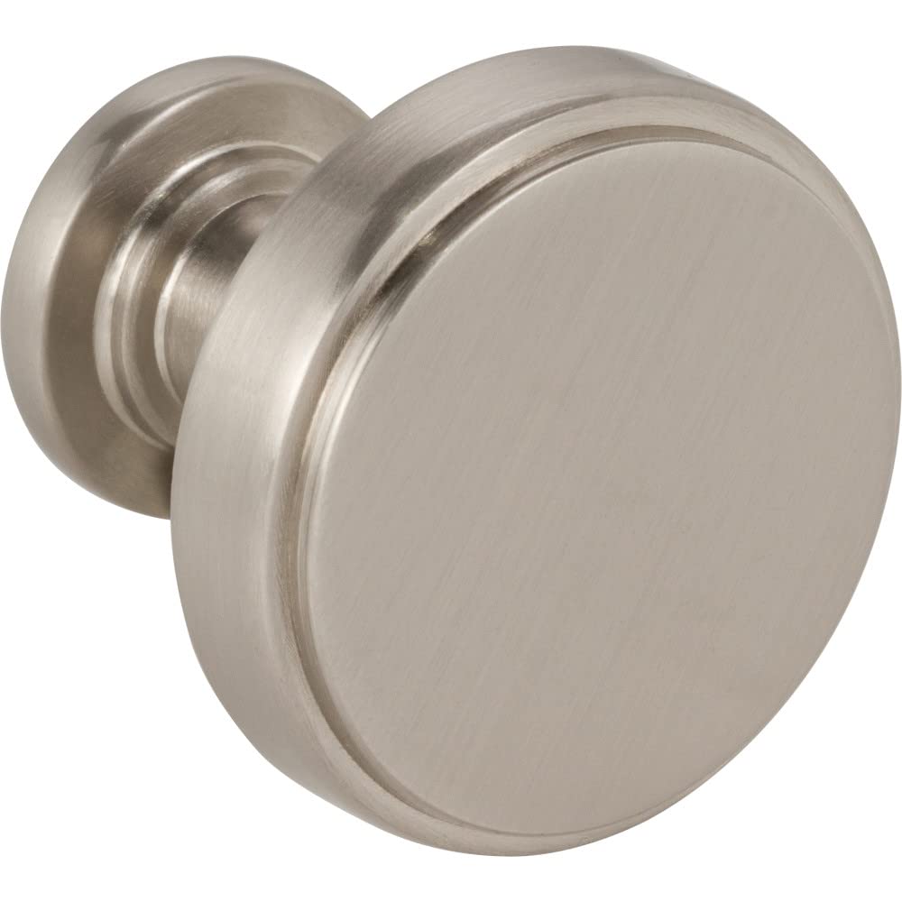 Jeffrey Alexander 171SN 1-1/4" Diameter Satin Nickel Richard Cabinet Knob