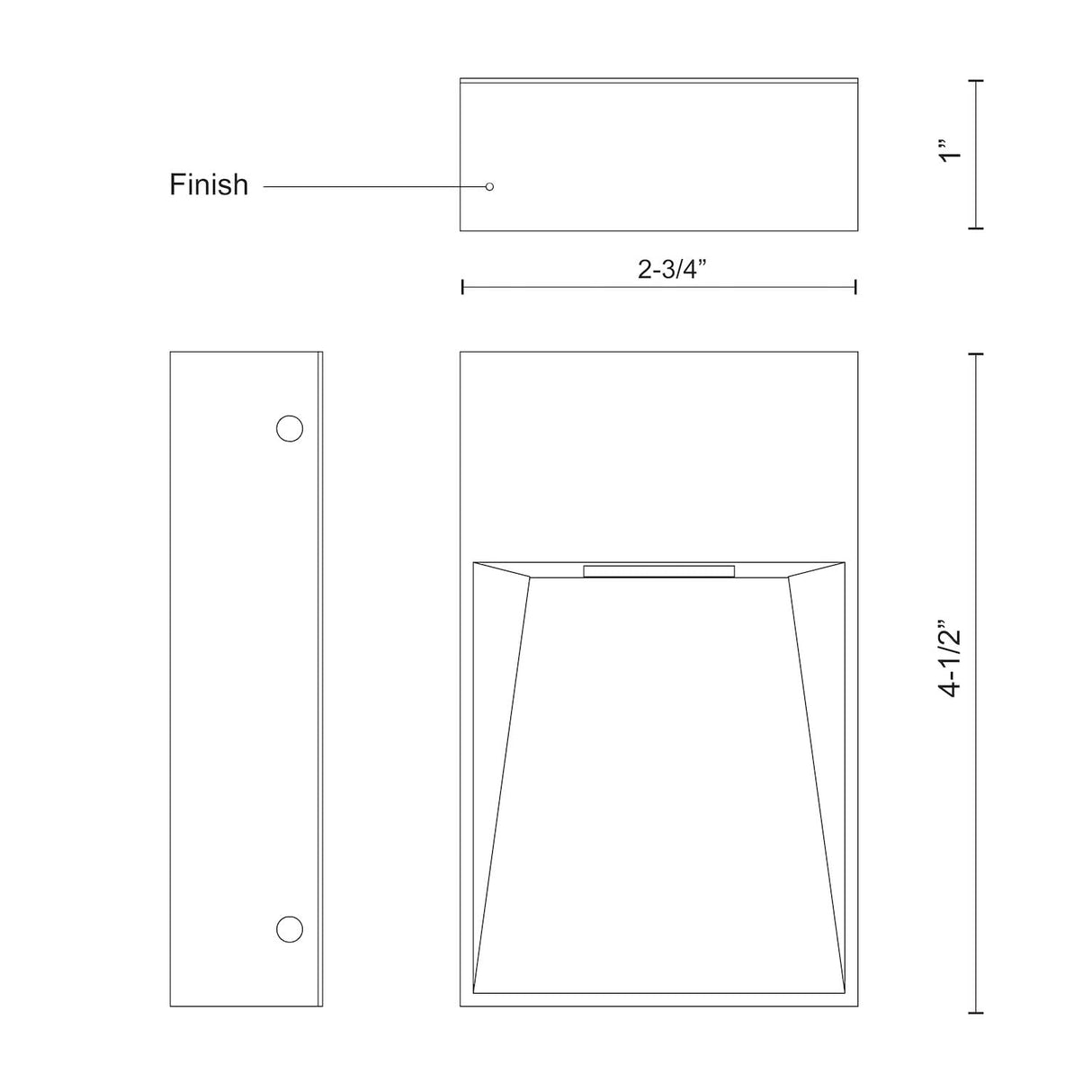 Kuzco EW71403-GY CASA 3" EW Gray 120V ELV LED 3000K 90CRI 9W