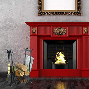 Enclume LR17 HS Complete Hearth Fireplace Log Rack w/ 3 Tools HS