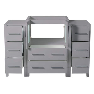 Fresca FCB62-122412GO Fresca Torino 48" Gray Oak Modern Bathroom Cabinets