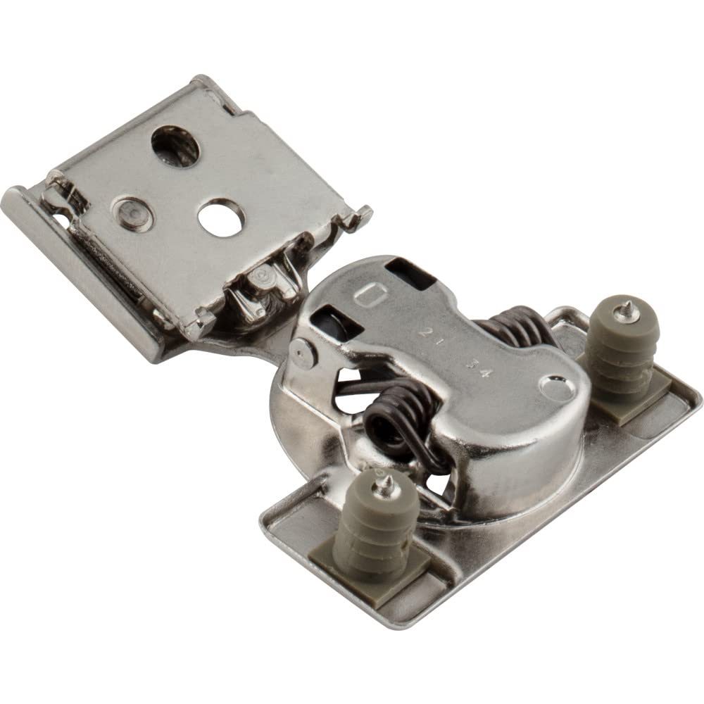 Hardware Resources 9390-2-2C 105° 1/2" Overlay Compact DURA-CLOSE® Soft-close Hinge with 2 Cleats and Press-in 8mm Dowels.