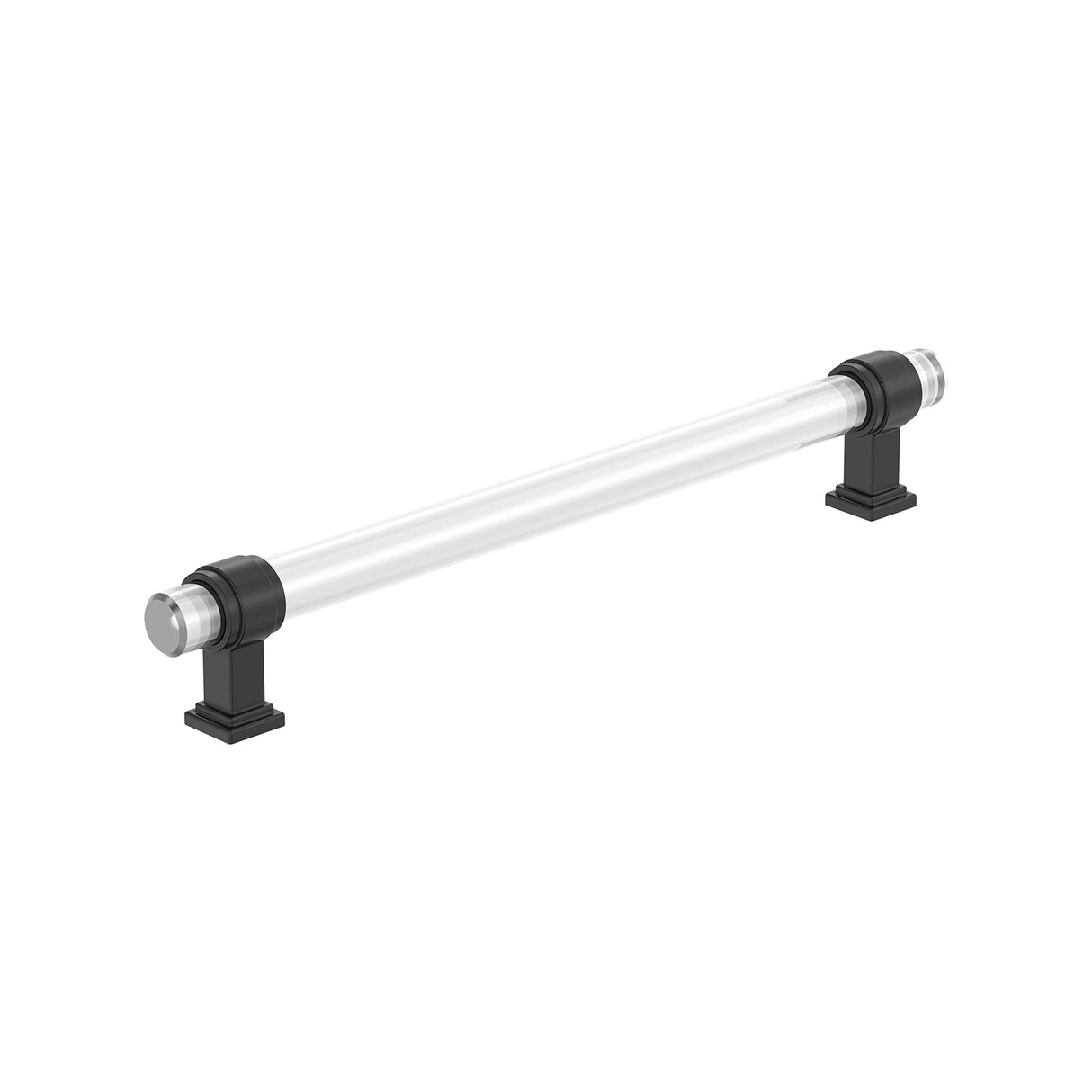 Amerock BP36661CBBR Clear/Black Bronze Cabinet Pull 8 in (203 mm) Center-to-Center Cabinet Handle Glacio Drawer Pull Kitchen Cabinet Handle Furniture Hardware