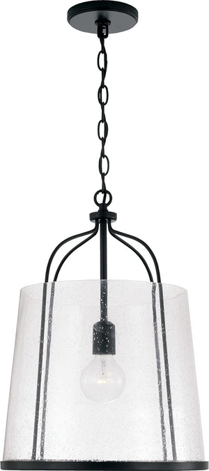 Capital Lighting 347011MB Madison 1 Light Pendant Matte Black