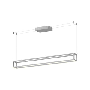 Kuzco LP45548-WH PLAZA 48" LINEAR PENDANT TEXTURED WHITE 120" WIRE 120-277V TRIAC/ELV LED 3000K 90CRI 65W