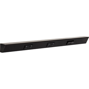 Task Lighting TRS30-3B-BK-RS 30" TR Switch Series Angle Power Strip, Right Switches, Black Finish, Black Switches and Receptacles