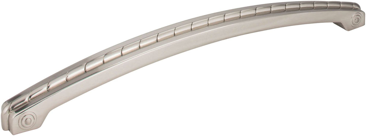 Jeffrey Alexander Z260-12SN 12" Center-to-Center Satin Nickel Rope Rhodes Appliance Handle