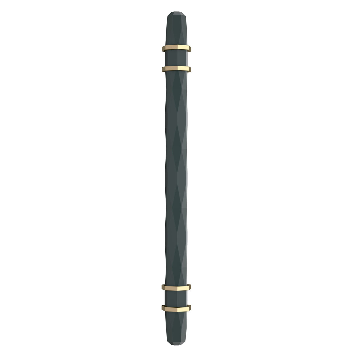 Amerock Cabinet Pull Black Bronze/Golden Champagne 6-5/16 inch (160 mm) Center-to-Center London 1 Pack Drawer Pull Drawer Handle Cabinet Hardware