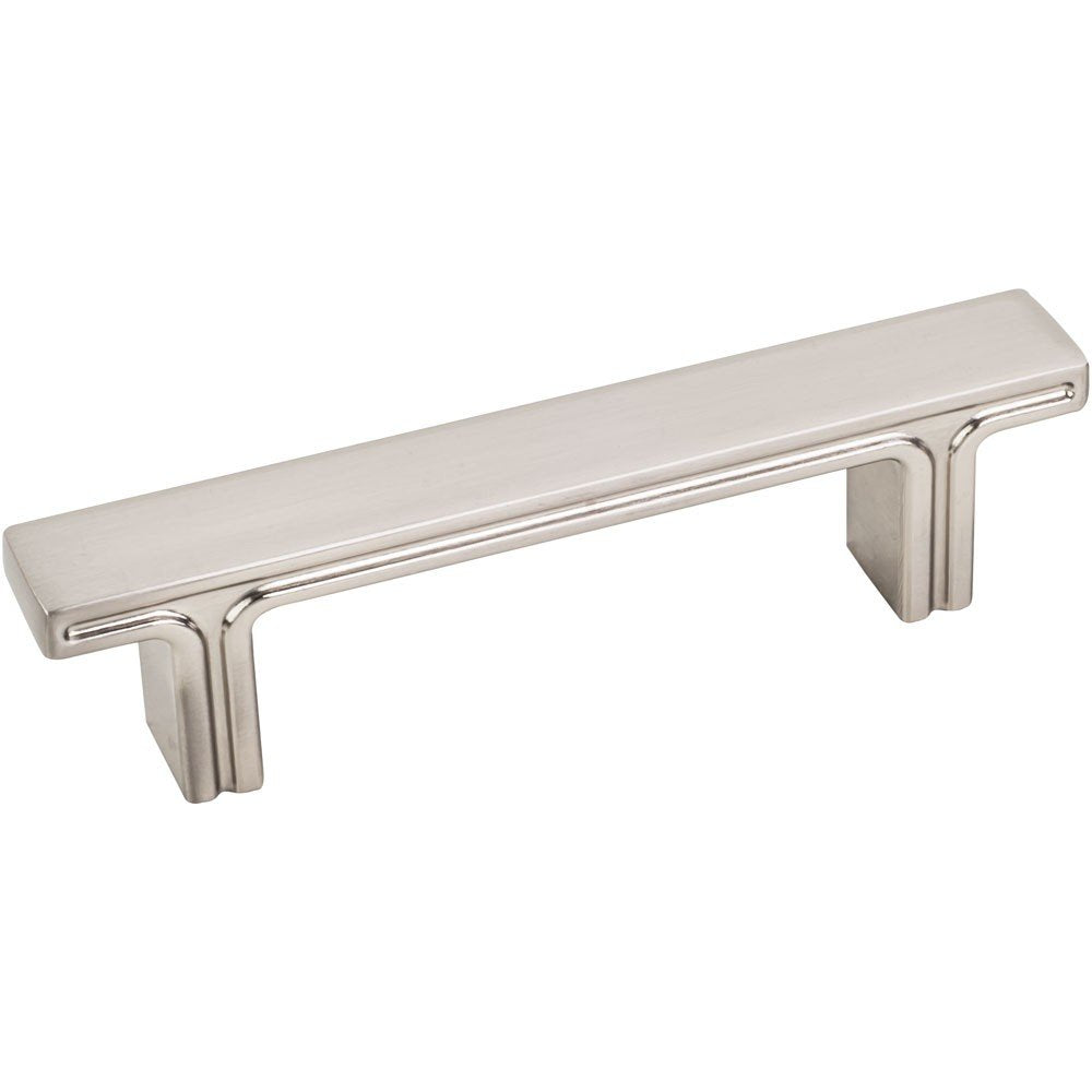 Jeffrey Alexander 867-3SN 3" Center-to-Center Satin Nickel Square Anwick Cabinet Pull