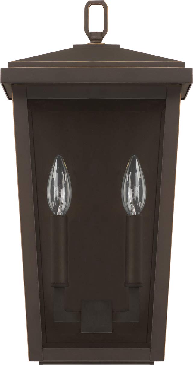 Capital Lighting 926222OZ Donnelly 2 Light Outdoor Wall Lantern Oiled Bronze