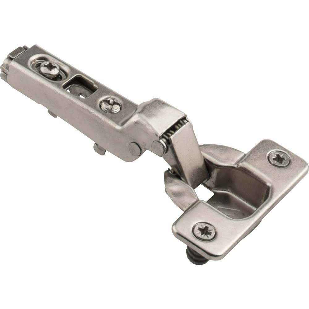 Hardware Resources 500.0279.75 110° Partial Overlay Screw Adjustable Standard Duty Hinge with Press-in 8 mm Dowels