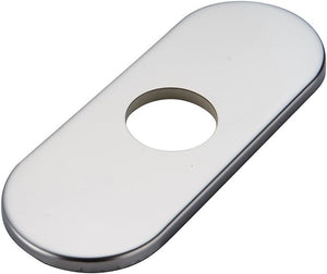 6 Inch Bathroom Vessel Vanity Sink Faucet 4" Hole Cover Deck Plate Escutcheon Chrome