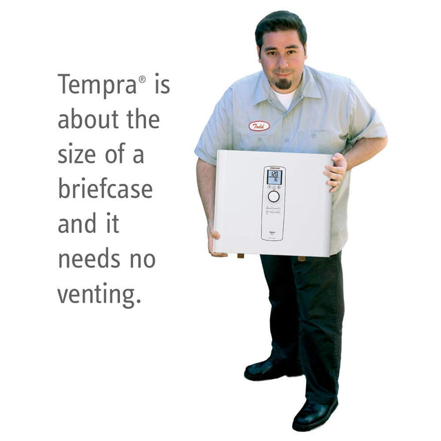 Stiebel Eltron Tankless Heater - Tempra 36 Plus - Electric, On Demand Hot Water, Eco, White
