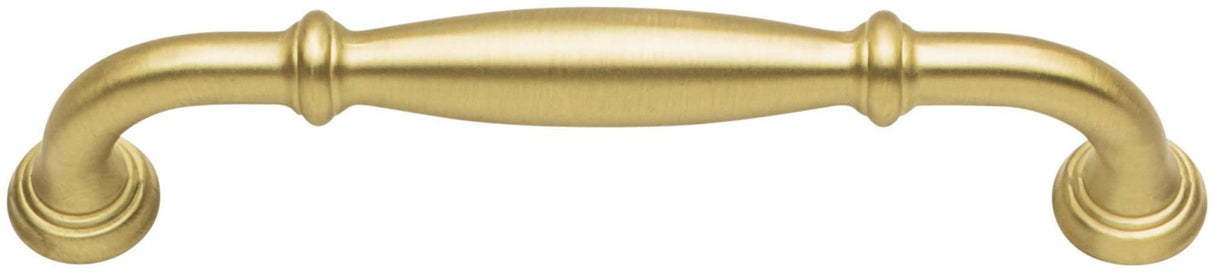 Jeffrey Alexander 658-128BG 128 mm Center-to-Center Brushed Gold Tiffany Cabinet Pull