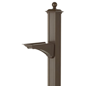 Whitehall 16233 - Balmoral Post & Bracket w/ ball finial - Bronze