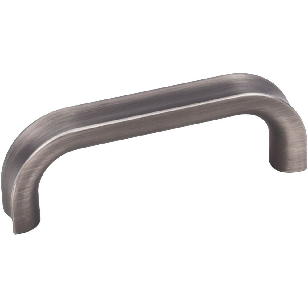 Jeffrey Alexander 667-3BNBDL 3" Center-to-Center Brushed Pewter Rae Cabinet Pull