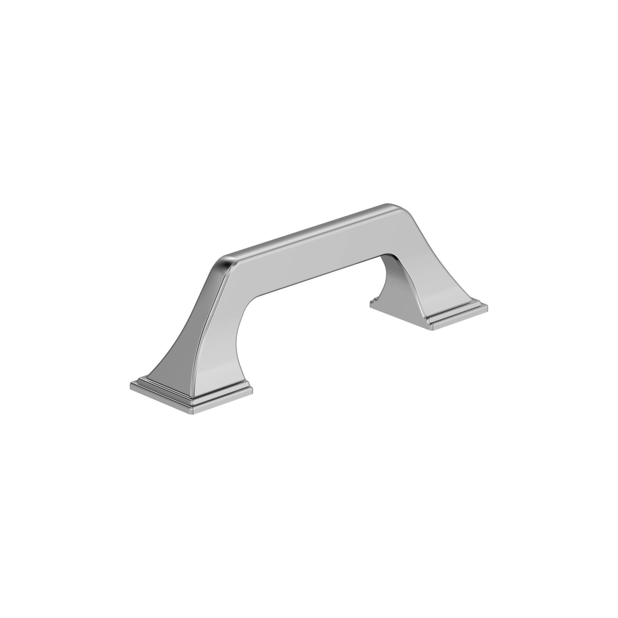 Amerock BP3737526 Polished Chrome Cabinet Pull 3 in (76 mm) Center-to-Center Cabinet Handle Exceed Drawer Pull Kitchen Cabinet Handle Furniture Hardware