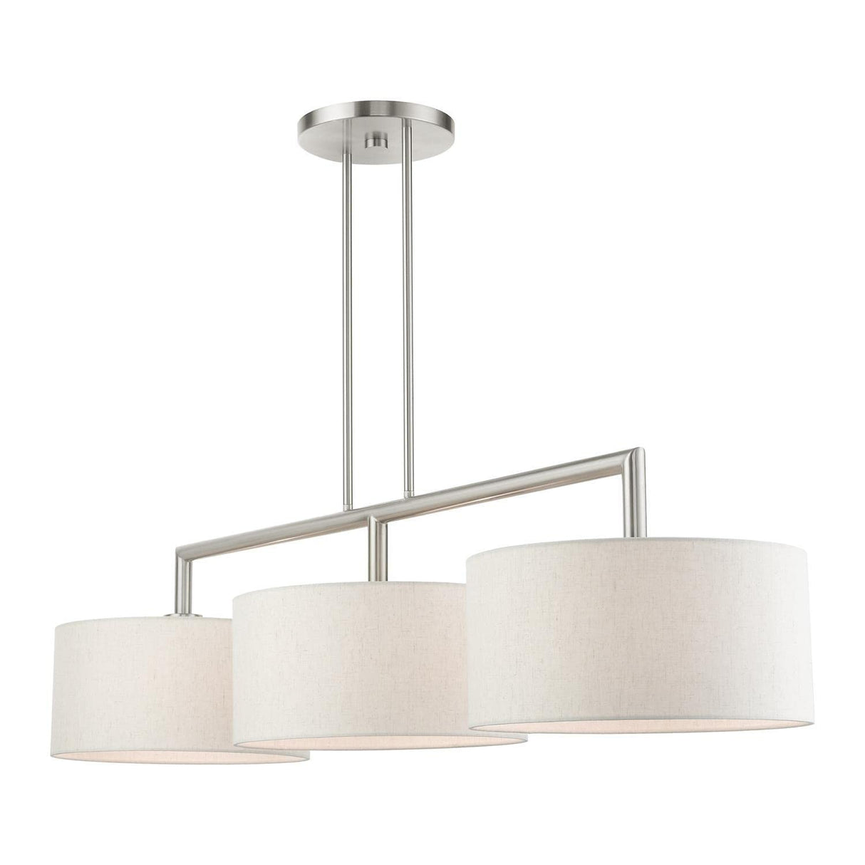 Meridian Collection N/A Light Brushed Nickel Linear Chandelier (49293-91)