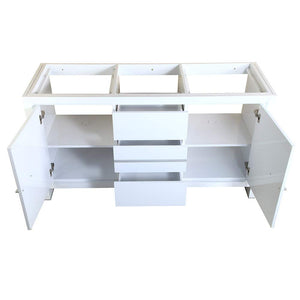 Fresca FCB8119HA Fresca Allier Rio 60" Ash Gray Double Sink Modern Bathroom Cabinet